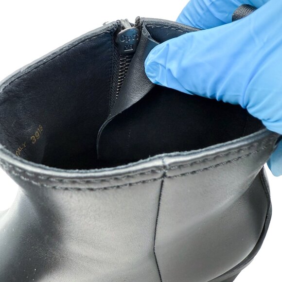 Brand New Prada Montana Lug Sole Vitello Leather mini Platform Combat Boots - Picture 9 of 12